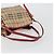 Borsa a tracolla BURBERRY Nova Check PVC Beige Oro Auth mr2695 D'oro - vista 7