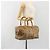 Céline Borsa CELINE Macadam Canvas PVC Beige Oro Autentica 186694 D'oro - vista 22