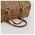 Céline Borsa CELINE Macadam Canvas PVC Beige Oro Autentica 186694 D'oro - vista 7