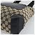 Borsa Tote GUCCI GG Canvas Nera 019 0402 Auth ka5189 Nero - vista 8
