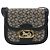 Céline CELINE C Sulky Shoulder Bag Canvas Black Gold Auth mr2664 Nero D'oro - vista 13