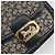 Céline CELINE C Sulky Shoulder Bag Canvas Black Gold Auth mr2664 Nero D'oro - vista 18