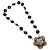 Collana Miu Miu Metal Black Silver Auth BA14047A Nero Argento - vista 2