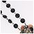 Collana Miu Miu Metal Black Silver Auth BA14047A Nero Argento - vista 4