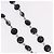Collana Miu Miu Metal Black Silver Auth BA14047A Nero Argento - vista 5