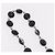 Collana Miu Miu Metal Black Silver Auth BA14047A Nero Argento - vista 6