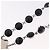 Collana Miu Miu Metal Black Silver Auth BA14047A Nero Argento - vista 9