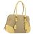 Borsa PRADA in tela beige argento Auth ka5146A