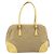 Borsa PRADA in tela beige argento Auth ka5146A - vista 2