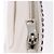 Clutch PRADA in pelle bianco e argento Auth BA13824V - vista 10
