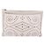 Clutch PRADA in pelle bianco e argento Auth BA13824V - vista 13
