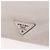 Clutch PRADA in pelle bianco e argento Auth BA13824V - vista 17