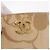 Borsa Tote con tracolla a catena CHANEL in Raffia Beige Oro CC Auth 191448V D'oro - vista 10