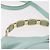 Borsa Salvatore Ferragamo Vala Canvas 2way Verde Oro Auth 191655A D'oro - vista 8