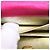 Borsa a tracolla CHANEL V Stitched Chain in raso Rosa e Oro CC Autentica 186601 D'oro - vista 12