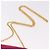 Borsa a tracolla CHANEL V Stitched Chain in raso Rosa e Oro CC Autentica 186601 D'oro - vista 14