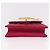 Borsa a tracolla CHANEL V Stitched Chain in raso Rosa e Oro CC Autentica 186601 D'oro - vista 5