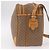 Sac à bandoulière GUCCI Micro GG Supreme en PVC Beige Or Auth ep14952 Doré - vue 5