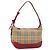 Borsa a mano BURBERRY Nova Check in tela Beige Gold Auth mr2701 D'oro