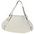 Borsa Tote Abbey GUCCI in pelle bianca e oro 130736 Auth 191308V Bianco D'oro - vista 13