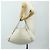 Borsa Tote Abbey GUCCI in pelle bianca e oro 130736 Auth 191308V Bianco D'oro - vista 23