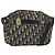 Borsa a tracolla Christian Dior Trotter Canvas Navy Gold Auth ep15075 D'oro Blu navy