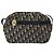 Borsa a tracolla Christian Dior Trotter Canvas Navy Gold Auth ep15075 D'oro Blu navy - vista 13