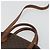 Céline Borsa a Mano CELINE Macadam Canvas PVC Pelle 2way Marrone Oro Auth gh2206 D'oro - vista 14