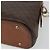 Céline Borsa a Mano CELINE Macadam Canvas PVC Pelle 2way Marrone Oro Auth gh2206 D'oro - vista 16