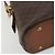 Céline Borsa a Mano CELINE Macadam Canvas PVC Pelle 2way Marrone Oro Auth gh2206 D'oro - vista 17