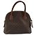Céline Borsa a Mano CELINE Macadam Canvas PVC Pelle 2way Marrone Oro Auth gh2206 D'oro - vista 2