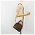 Céline Borsa a Mano CELINE Macadam Canvas PVC Pelle 2way Marrone Oro Auth gh2206 D'oro - vista 24