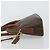 Céline Borsa a Mano CELINE Macadam Canvas PVC Pelle 2way Marrone Oro Auth gh2206 D'oro - vista 5