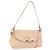 Chloé Borsa Chloe Lily in Pelle 2way Beige Oro Auth hk3885 D'oro