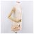 Chloé Borsa Chloe Lily in Pelle 2way Beige Oro Auth hk3885 D'oro - vista 26