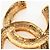 Spilla CHANEL COCO Mark in metallo color oro CC Autentica 190723M - vista 12