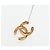 Spilla CHANEL COCO Mark in metallo color oro CC Autentica 190723M - vista 17