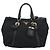 Borsa PRADA Nylon e Pelle 2way Nera Oro Autentica am12012 Nero D'oro - vista 13