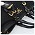 Borsa PRADA Nylon e Pelle 2way Nera Oro Autentica am12012 Nero D'oro - vista 6