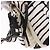 CHANEL Chanel Borsa a Spalla Sportiva Reversibile Zebra Bianca CC Auth BA14015 Bianco Stampa zebra - vista 10