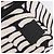 CHANEL Chanel Borsa a Spalla Sportiva Reversibile Zebra Bianca CC Auth BA14015 Bianco Stampa zebra - vista 18