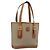 16 Céline Bolsa Tote CELINE Macadam em PVC e couro Bege Dourado Auth BA14003