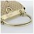 Borsa Tote GUCCI GG Canvas Abbey Beige Oro 189831 Auth BA13928A D'oro - vista 7