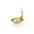 CHANEL COCO Mark Ohrringe aus Metall Gold Tone CC Authentisch 190201M - Ansicht 2
