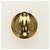 CHANEL COCO Mark Ohrringe aus Metall Gold Tone CC Authentisch 190201M - Ansicht 7