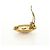 CHANEL COCO Mark Ohrringe aus Metall Gold Tone CC Authentisch 190201M - Ansicht 8
