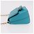 Borsa a tracolla Salvatore Ferragamo Gancini in catena di pelle blu e oro Auth 191493A D'oro Turchese - vista 4