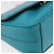 Borsa a tracolla Salvatore Ferragamo Gancini in catena di pelle blu e oro Auth 191493A D'oro Turchese - vista 9