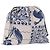 Borsa a coulisse LOEWE William De Morgan Canvas Blue Auth BA14014M