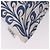 Borsa a coulisse LOEWE William De Morgan Canvas Blue Auth BA14014M - vista 16